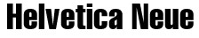 Helvetica Neue