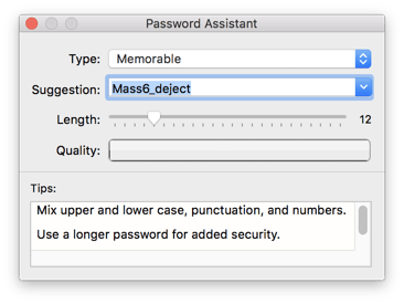 Apple Password Assistant